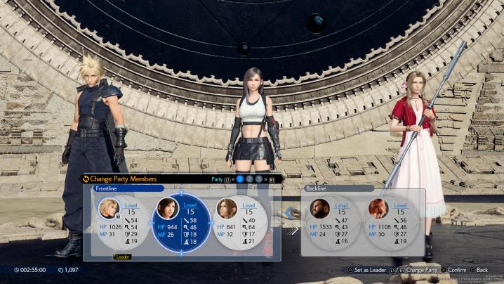 How to change party and party leader in Final Fantasy 7: Rebirth