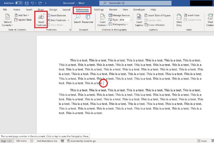How to insert footnotes in Word on PC and Mac