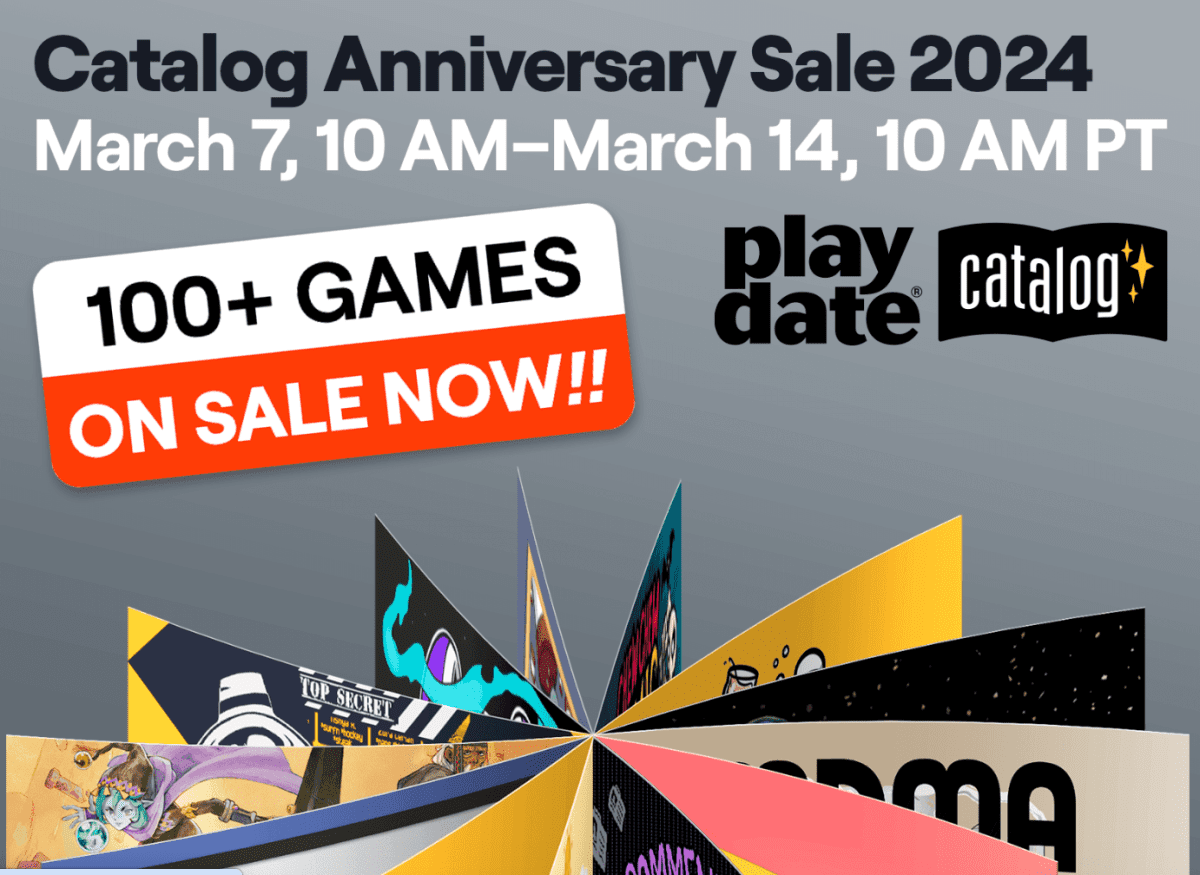 Playdate is hosting a site-wide game sale, like a real adult console