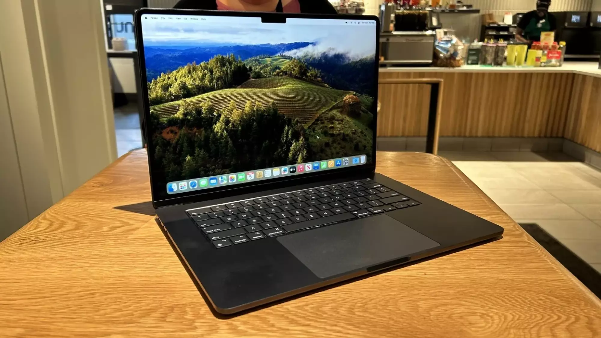 Macbook Air M3 15 inch on a table