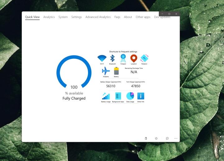 Windows 11'de pil sağlığı için bir Microsoft Store uygulaması