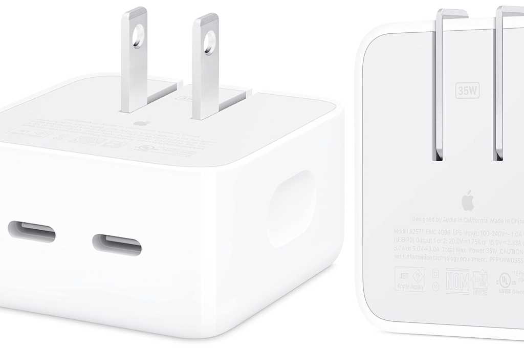 Apple’s 35W dual-port power adapter is a bargain at just $40