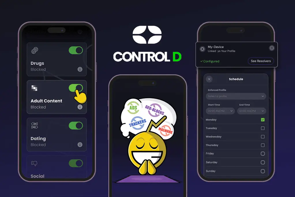 Control D blocks online threats, ads and more for less than $35