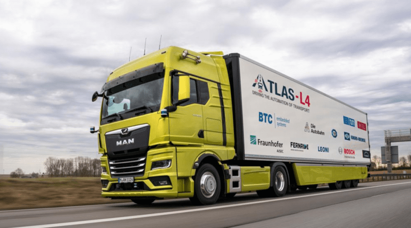 MAN tests autonomous trucks on German highways