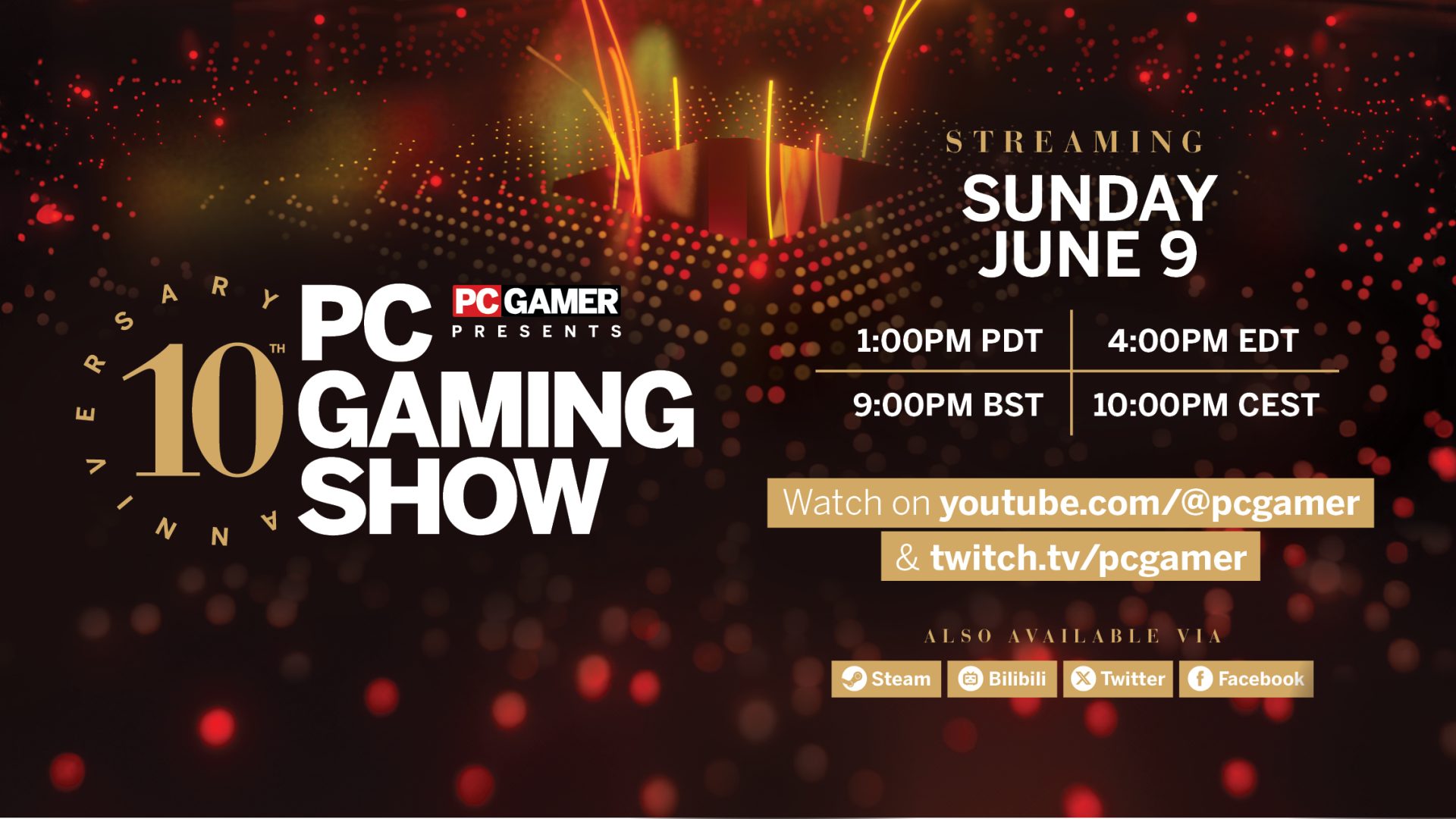 PC Gaming Show returns in June, with “over 50 games” and world premiere announcements