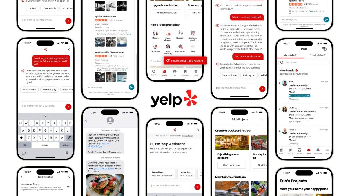 Yelp, doğru profesyonelleri bulmak için yeni AI asistanını başlattı.  İşte ona nasıl erişeceğiniz.