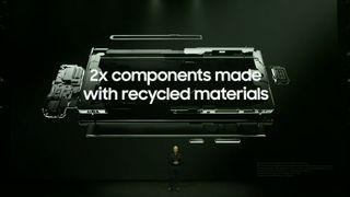 Recycled materials used on the latest Samsung phones during Galaxy Unpacked February 2023