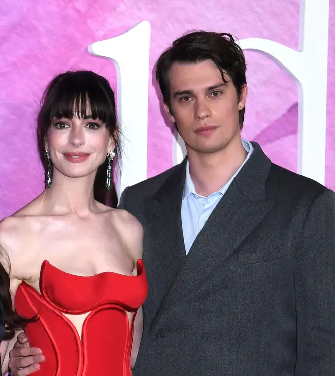 Anne Hathaway and Nicholas Galitzine at the New York premiere of 