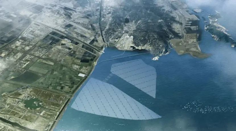 China builds 1,800-hectare offshore solar park