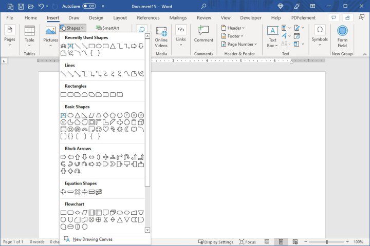 How to draw in Microsoft Word