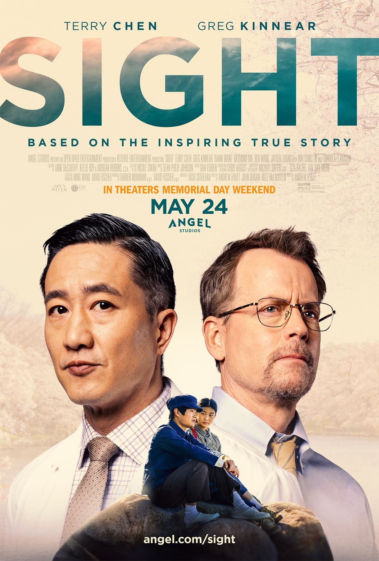 Sight movie poster showing Terry Chen and Greg Kinnear