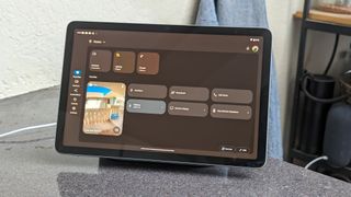 pixel tablet home dashboard
