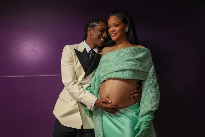 Rihanna and her partner ASAP Rocky have two children together, RZA and Riot