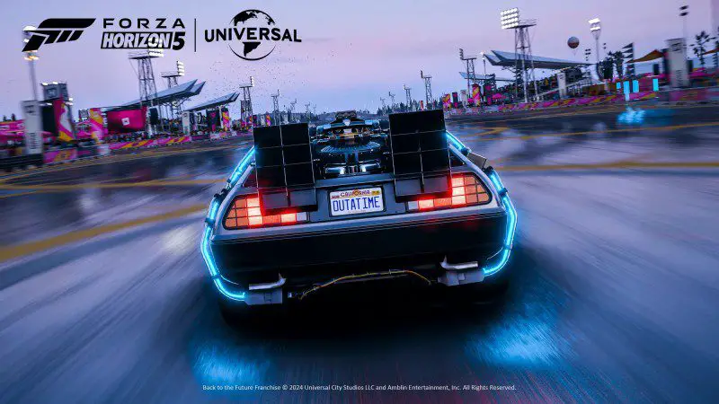 Forza Horizon 5 adds iconic cars from Back to the Future, Jurassic Park and Knight Rider