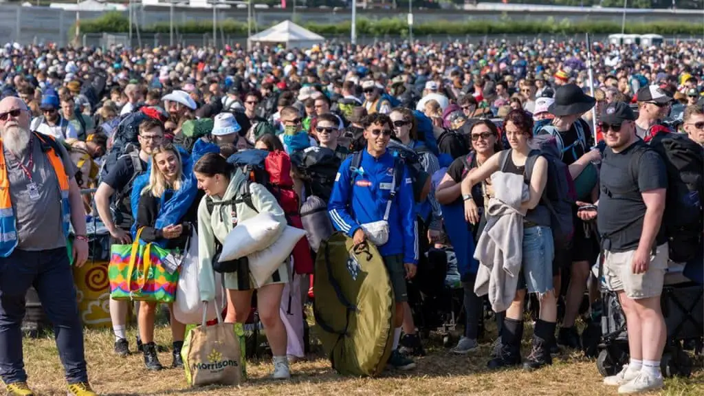 Glastonbury festival attendees are helping pee this year