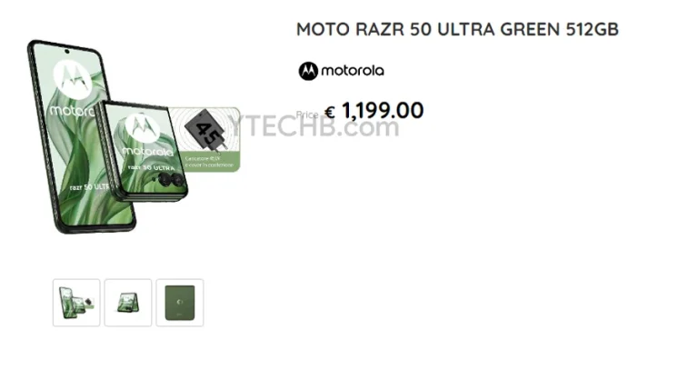 Moto Razr 50 Ultra 768x407 price leak