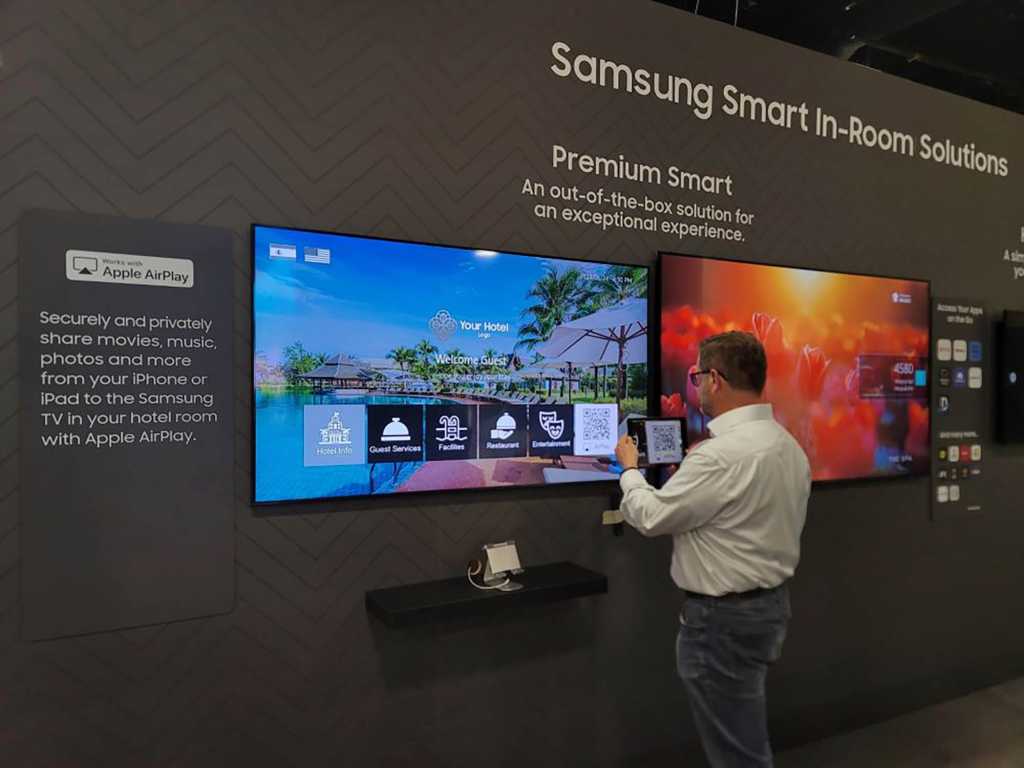 We may soon see AirPlay on more hotel TVs, with Samsung now adding support