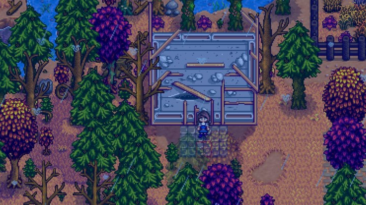 Stardew Vadisi'ndeki harap sera.