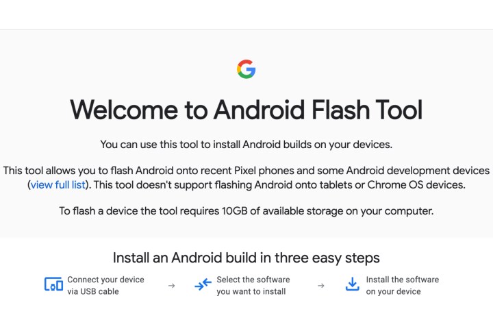 Android 16'yı Google Pixel 8'e yüklemek için Android Flash Aracını kullanma Adım 4.