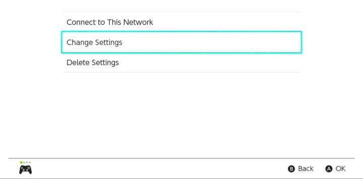 Anahtar İnternet ayarları.